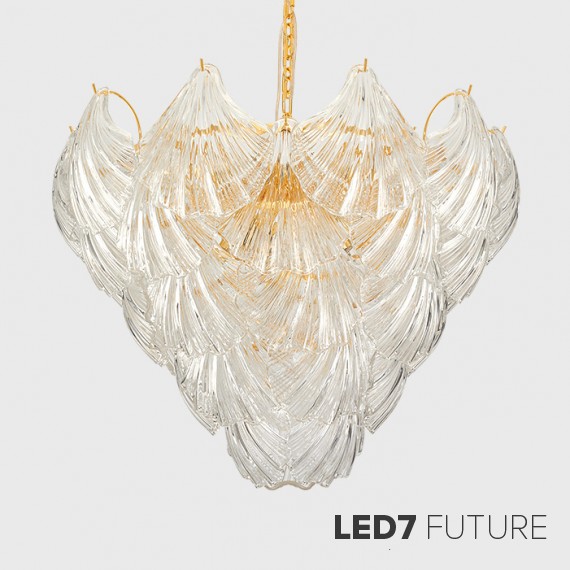 Ritz - Clear Shell Chandelier